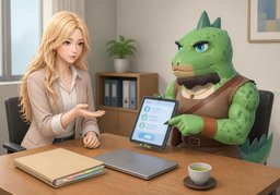 可以把联系方式给〜吗？のイラスト