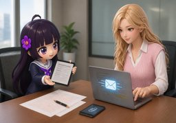 可以谈谈〜吗？のイラスト