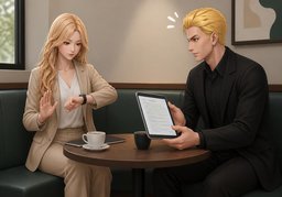 请只谈合作相关的事のイラスト