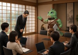 请〜指教のイラスト