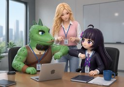 你们认识吗？のイラスト