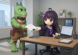 请〜のイラスト