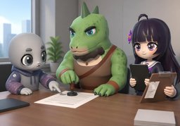 审批流程是〜吗？のイラスト