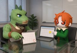 反馈时限是〜吗？のイラスト