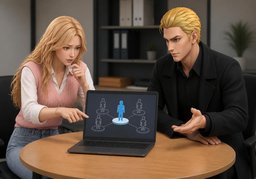 是否依赖〜のイラスト