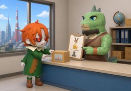 可以把样品寄到〜吗？のイラスト