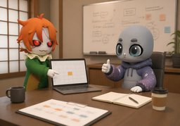很高兴在这里做报告のイラスト
