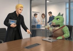 培训由〜负责吗？のイラスト