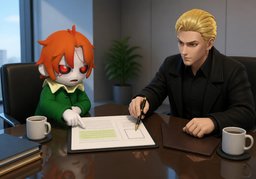 希望的合同条款包括〜吗？のイラスト