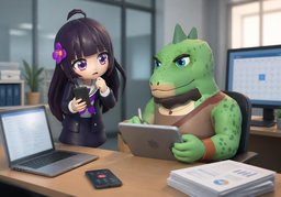 会及时跟进のイラスト