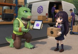 提供〜作为补偿のイラスト