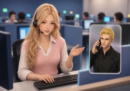 感谢您的耐心等待のイラスト