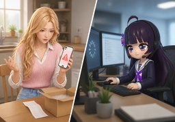 请稍等，我这就为您处理のイラスト