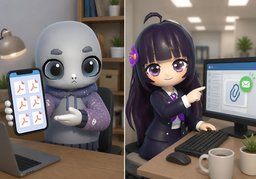请发〜のイラスト