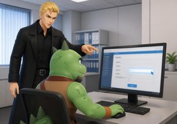请〜登记のイラスト