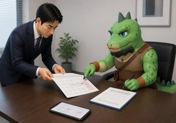 交货会延迟のイラスト