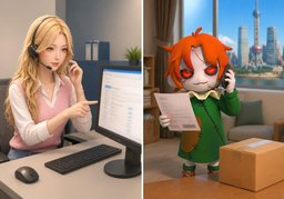 送货地址是〜吗？のイラスト