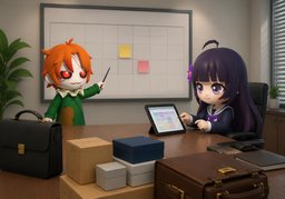 部分交货安排为〜のイラスト