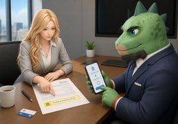 收款账户为〜のイラスト