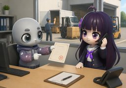〜已开立のイラスト