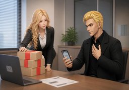 〜情况怎么样？のイラスト