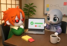 阻塞已解决のイラスト