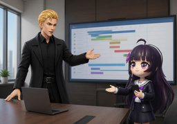 按计划进行のイラスト
