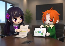 范围包括〜吗？のイラスト