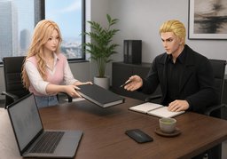 我方提供合同草案のイラスト