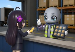 能不能提前交货？のイラスト