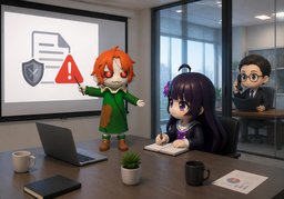 有合规风险のイラスト