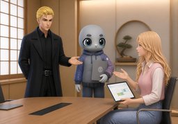 联系人变更为〜のイラスト