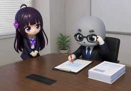 请以正式口吻のイラスト