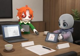 会议纪要见附件のイラスト
