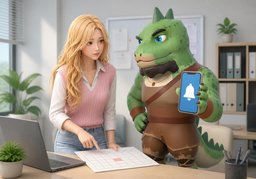 要我提醒〜吗？のイラスト