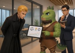 请问关于〜有什么看法？のイラスト