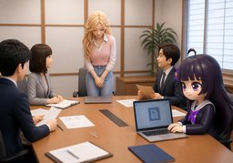 谢谢〜时间のイラスト