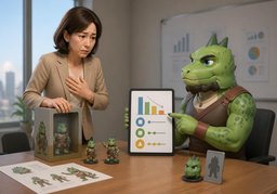 真舍不得のイラスト