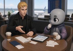 我们各付各的のイラスト