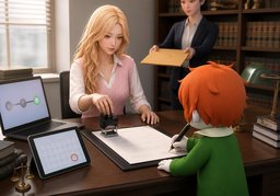 〜什么时候签？のイラスト