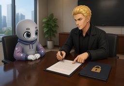 对信息保密达成一致吗？のイラスト
