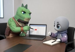 不执行就上报のイラスト