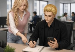 把分歧点写下来のイラスト