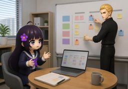 我们人手不够のイラスト