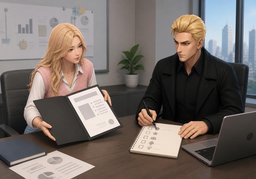 我们可以商量一下〜吗？のイラスト