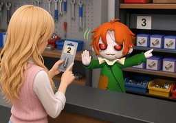 产品型号是〜吗？のイラスト