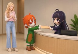 请帮我转交给〜のイラスト