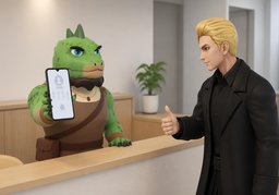 您的电话号码是〜吗？のイラスト
