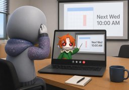 不好意思，听不清のイラスト