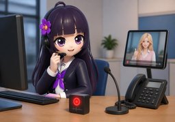 本次通话将被录音のイラスト